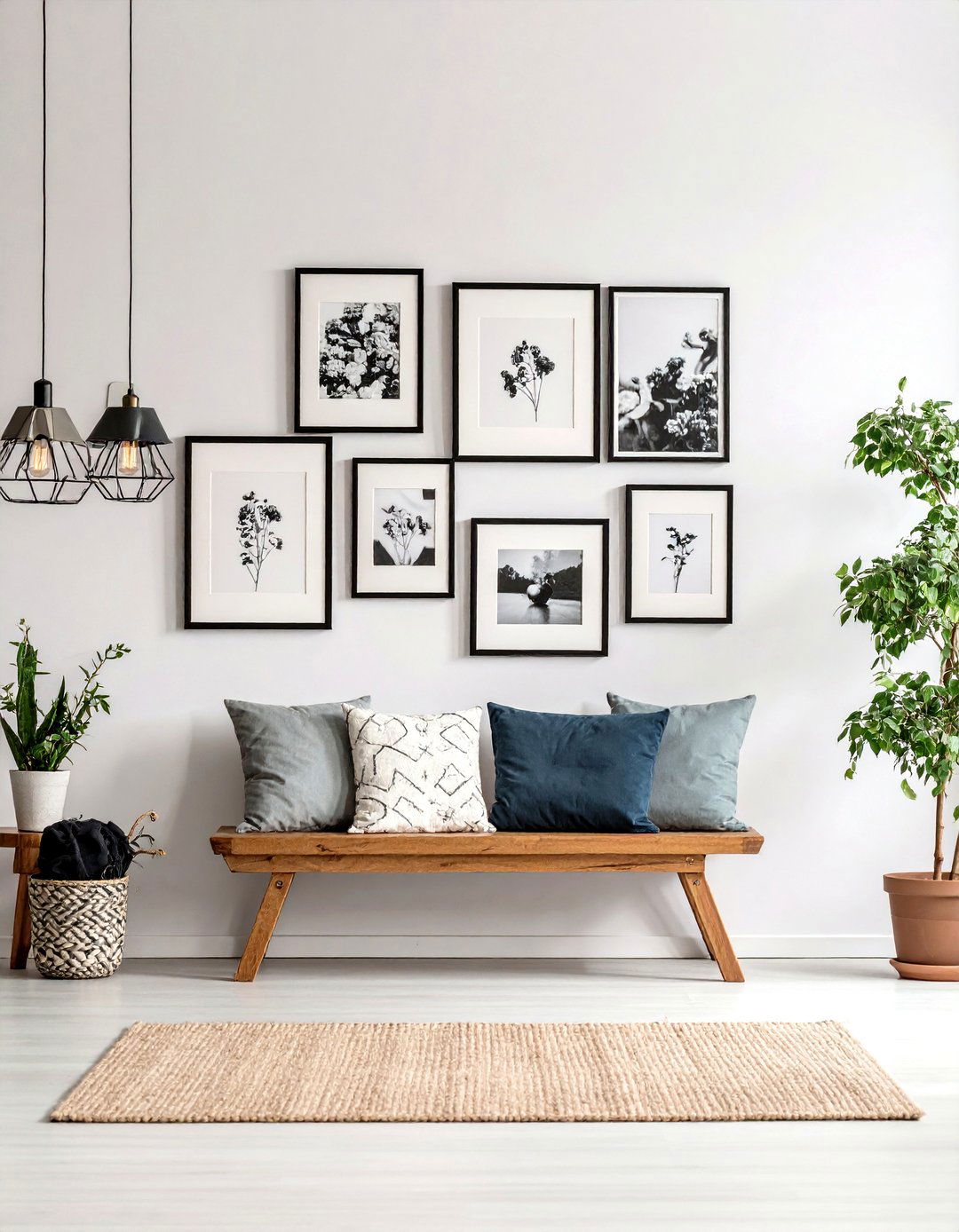 Entryway with a Gallery Wall - 30 entryway inspiration