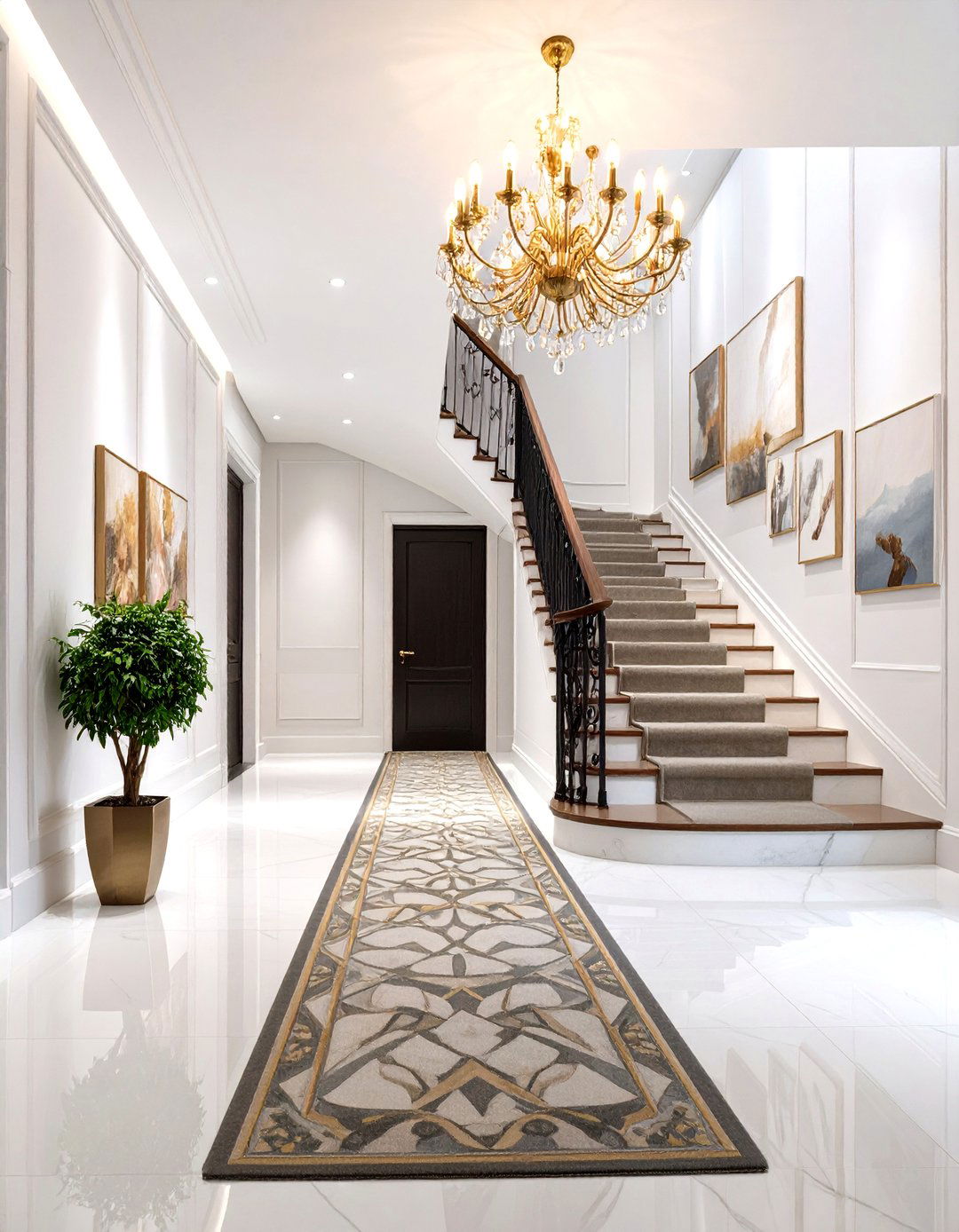 Entryway with a Staircase - 30 entryway inspiration