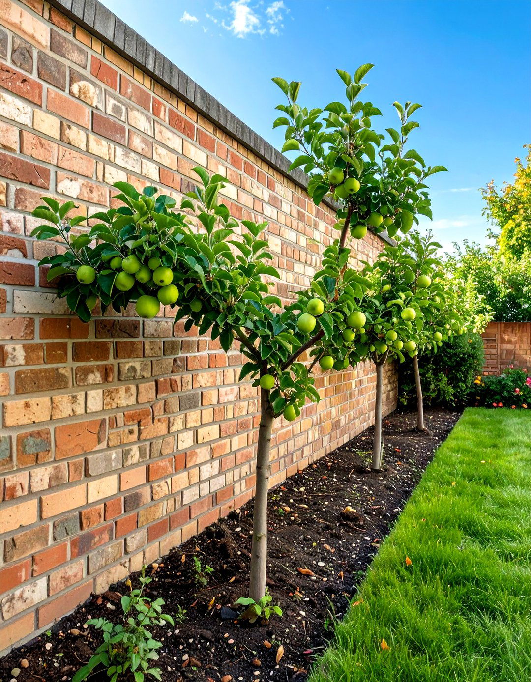 Espalier Fruit Trees - 30 small backyard landscape ideas