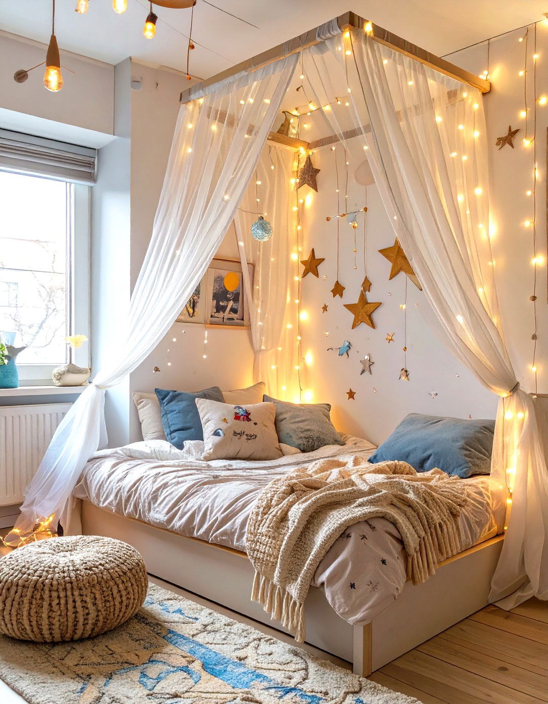 Ethereal Whimsy Dorm Room - 30 dorm room inspiration