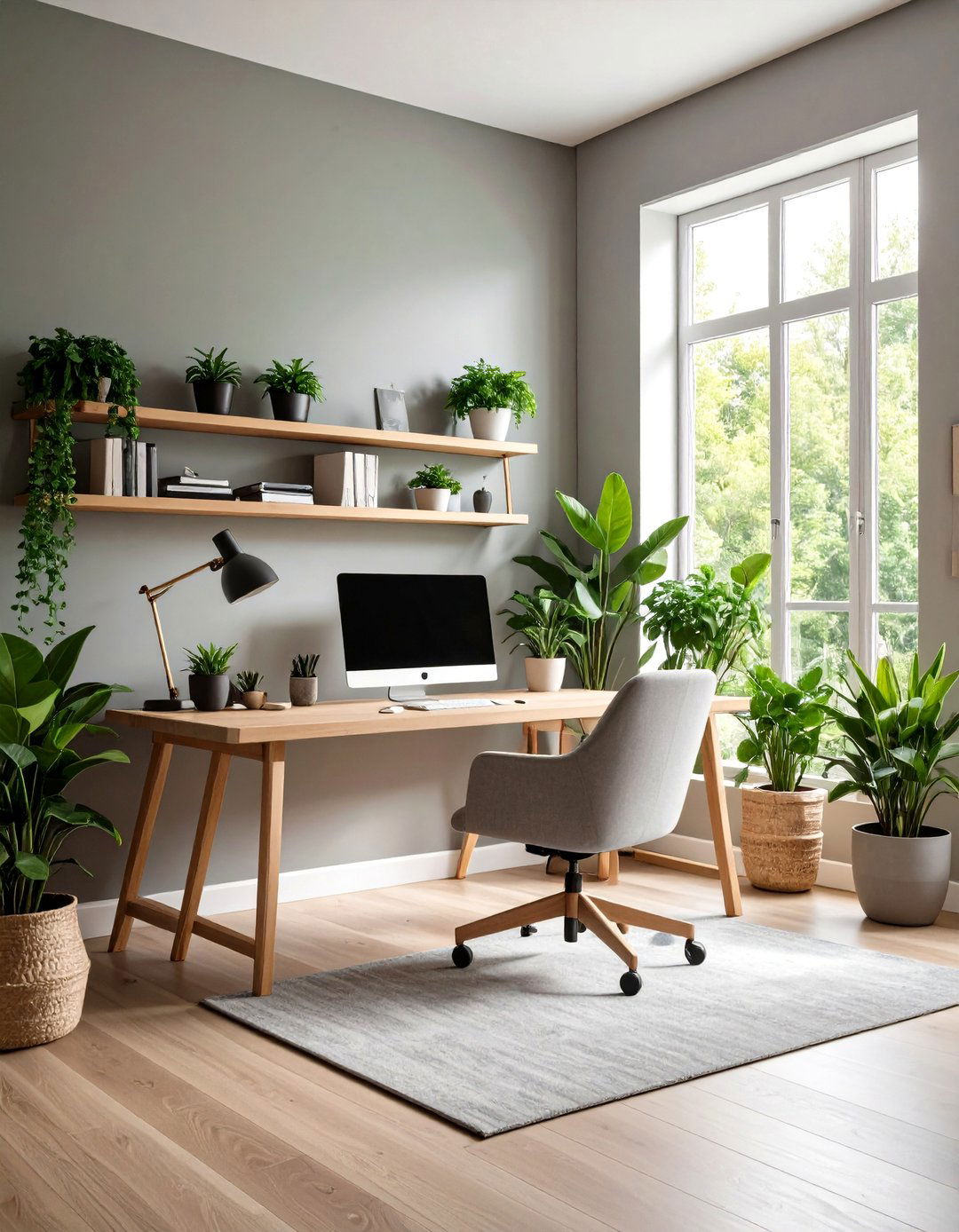 Evergreen Fog A Restorative and Organic Home Office - 30 2025 paint color trends sherwin williams