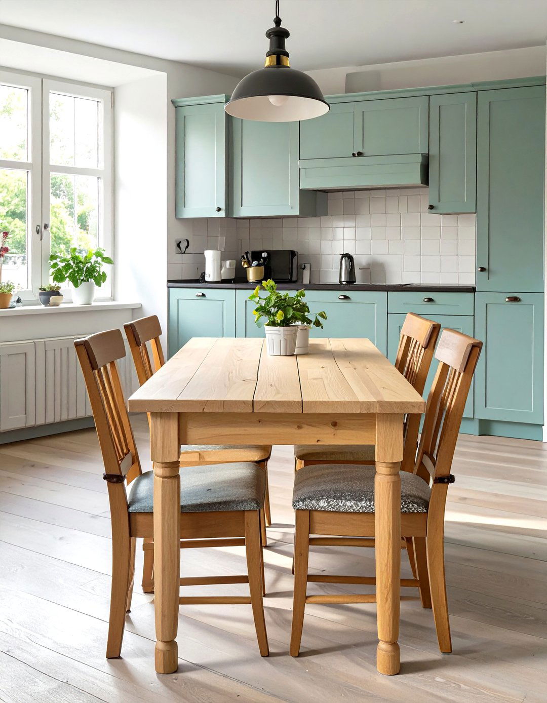 Expandable Trestle Kitchen Table - 30 small kitchen table ideas