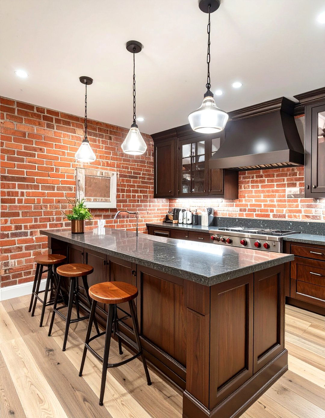 Exposed Brick Basement Wet Bar - 30 wet bar ideas for basement