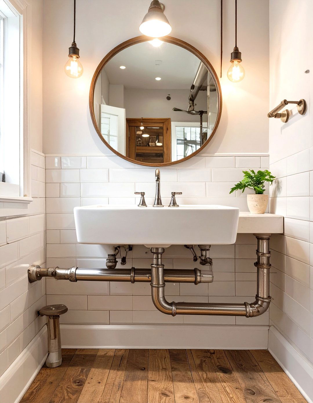Exposed Plumbing Fixtures - 30 vintage bathroom ideas