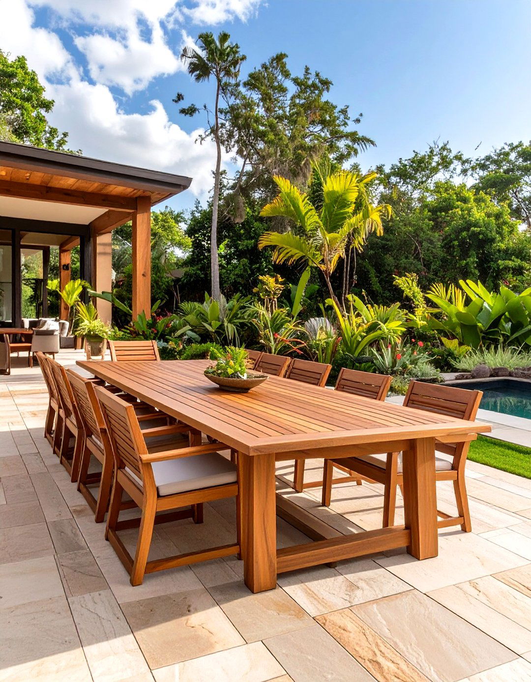 Extendable Outdoor Dining Table - 30 outdoor furniture ideas