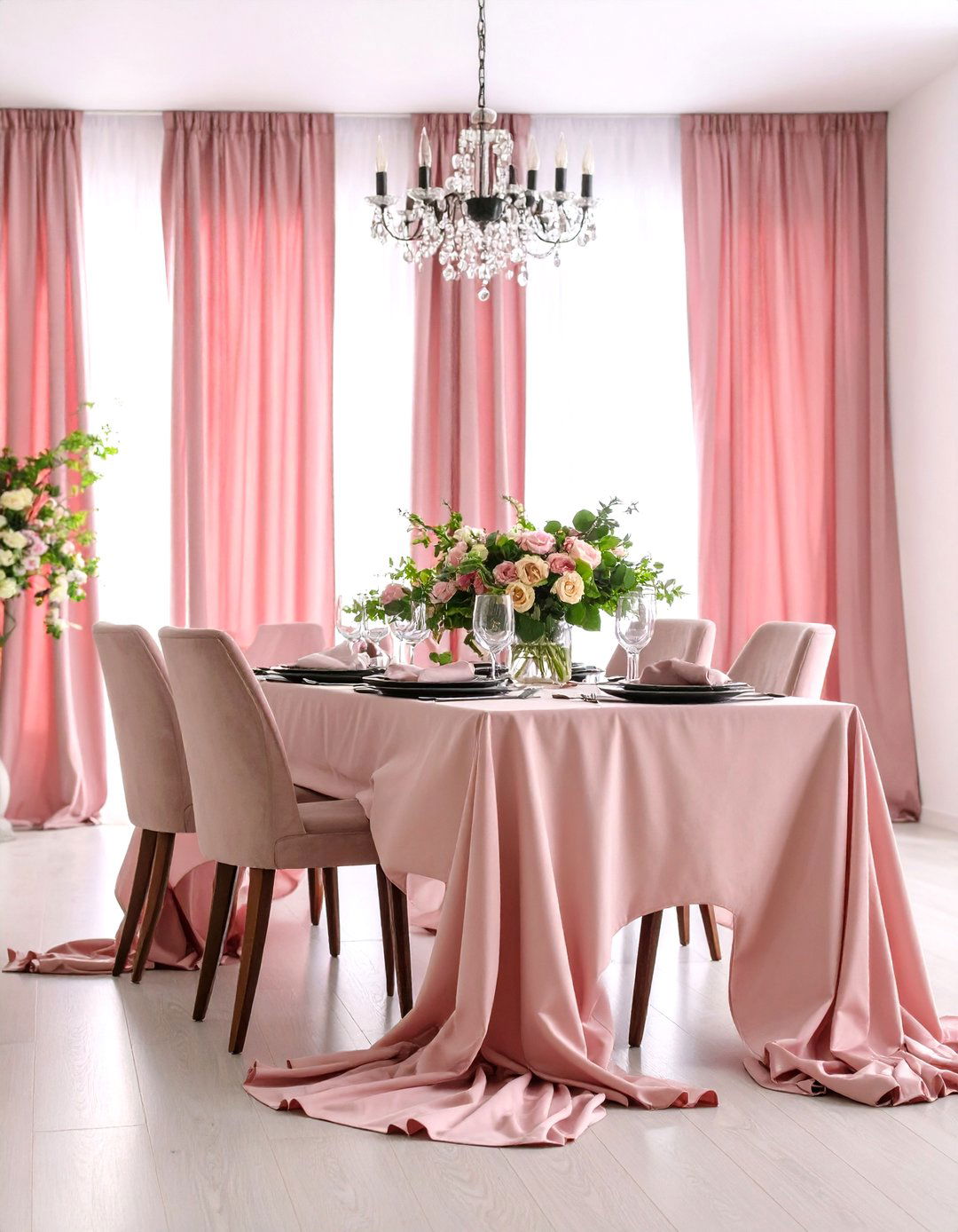 30 Beautiful Dining Room Curtains Ideas for Privacy