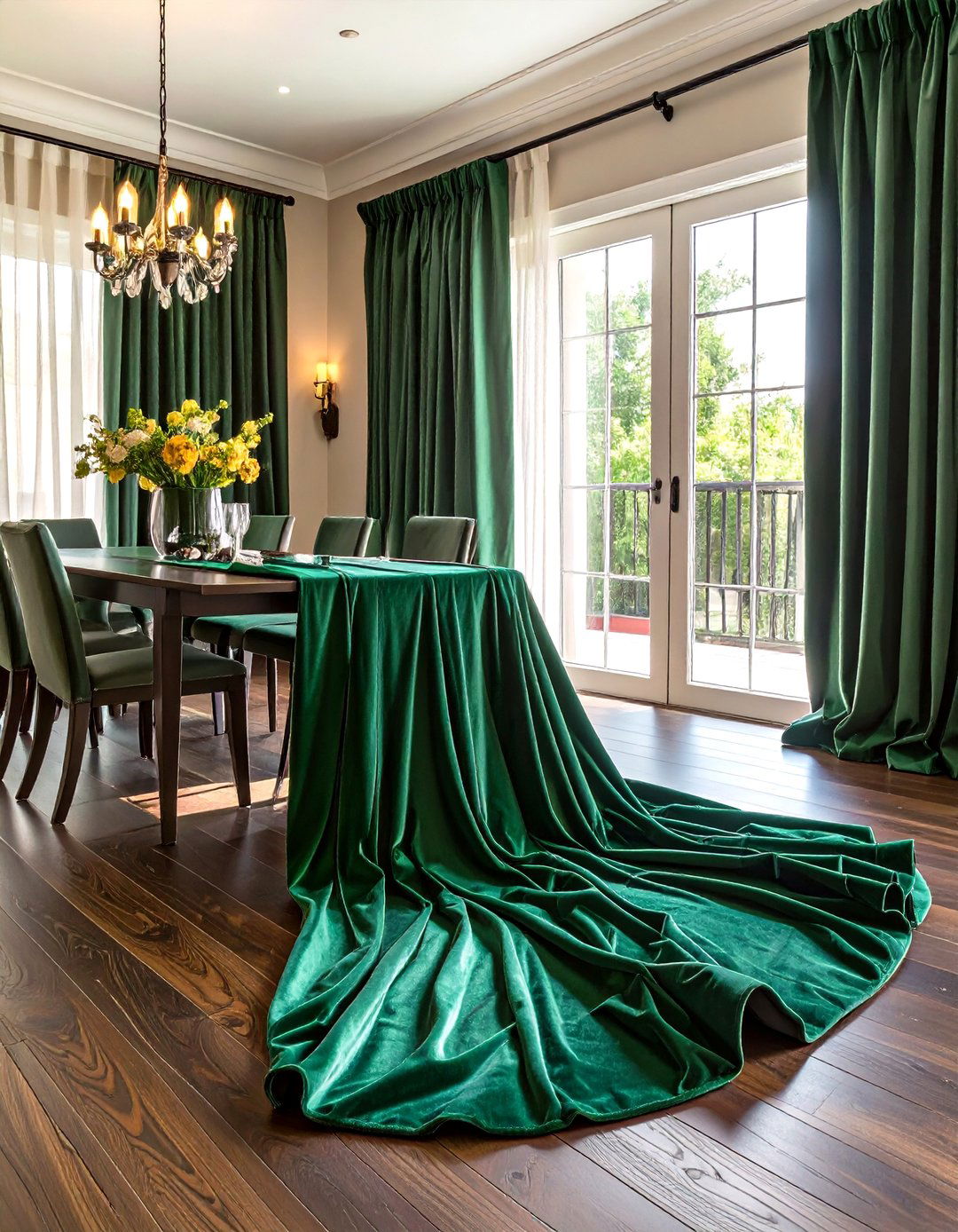 Extra Long Puddling Sliding Glass Door Curtains - 30 sliding glass patio door curtain ideas
