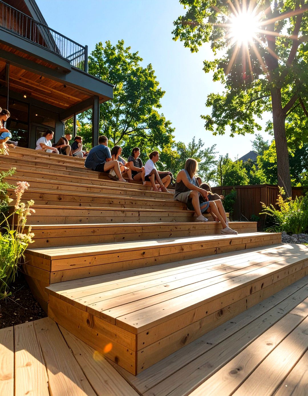 30 Deck Stair Ideas for Stylish Backyard Transitions - We Love Home Blog