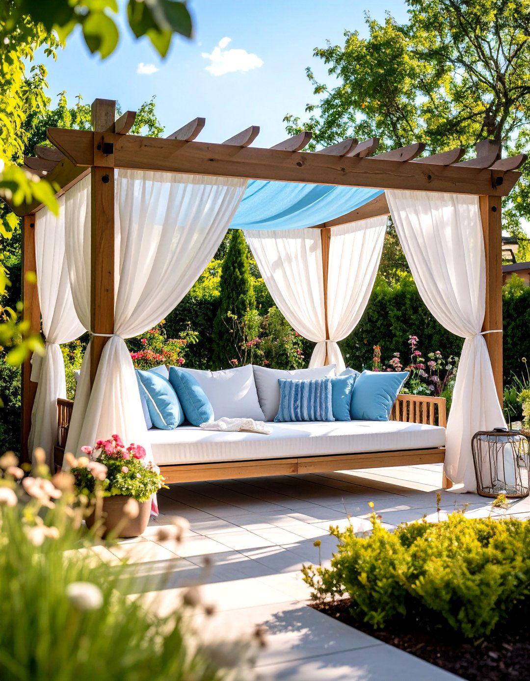 Fabric Canopy and Curtain Patio Enclosure - 30 patio enclosures ideas