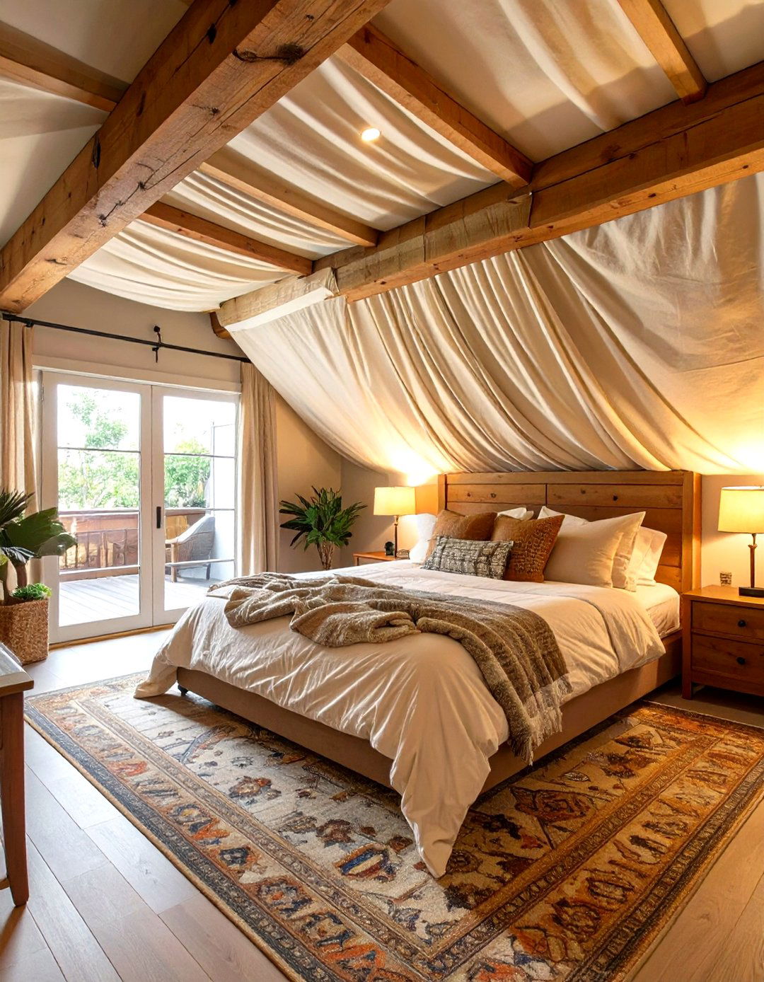 Fabric Ceiling Drape Bedroom - 30 basement bedroom ideas on a budget