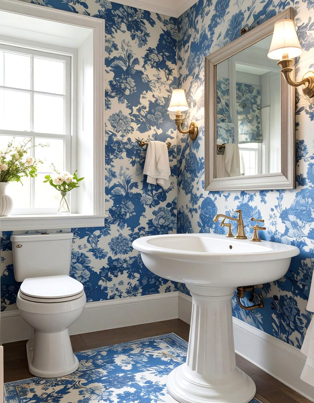 Fabric Covered Bathroom Walls - 30 bathroom wall ideas