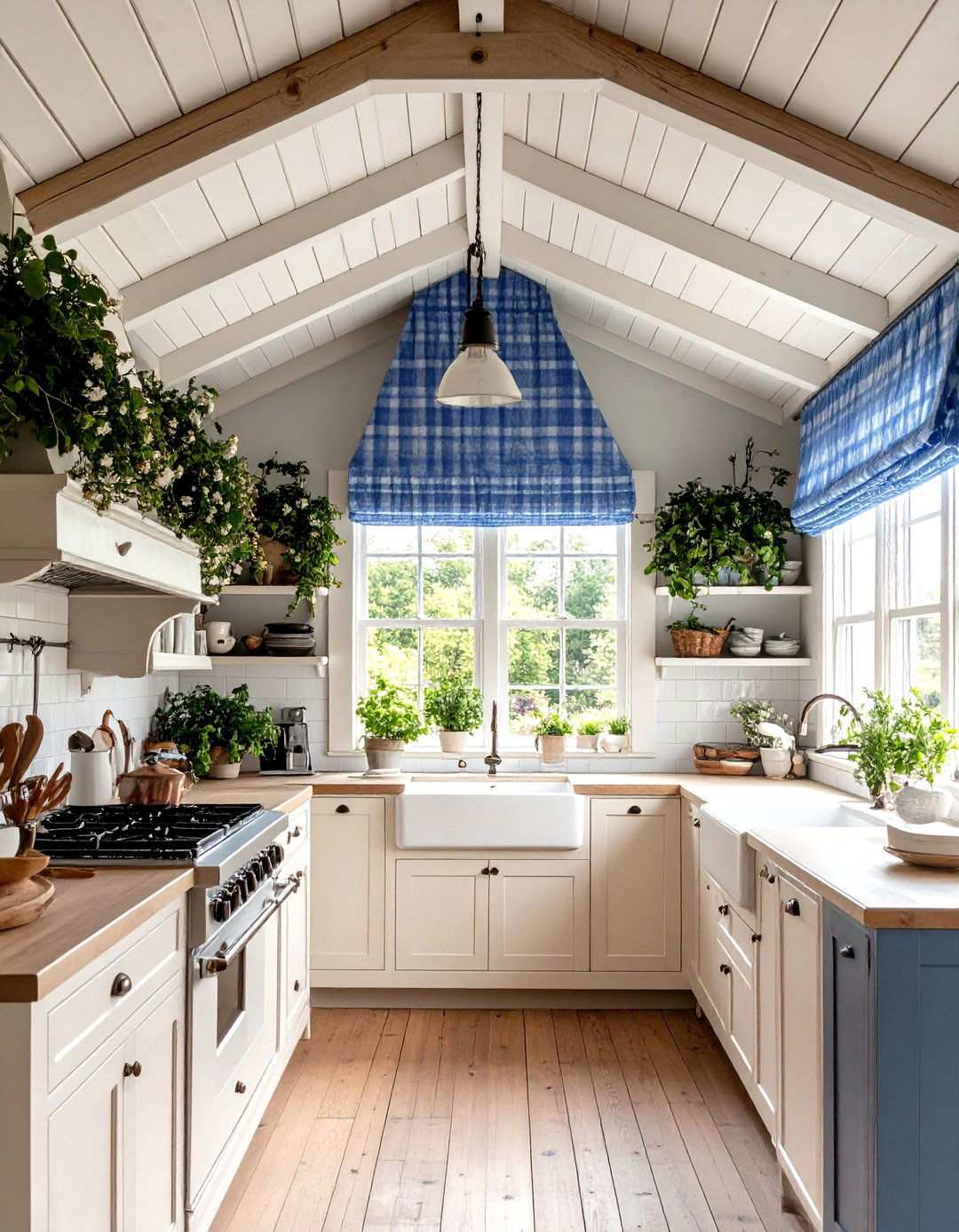 Fabric Covered Soffit Panels - 30 kitchen soffit ideas