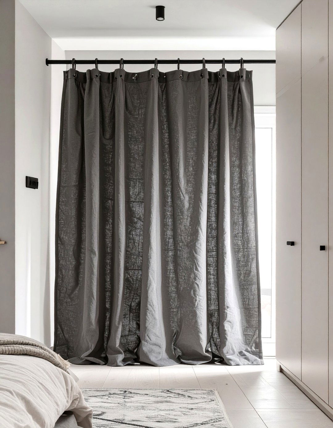 Fabric Curtain Closet Doors - 30 small closet door ideas