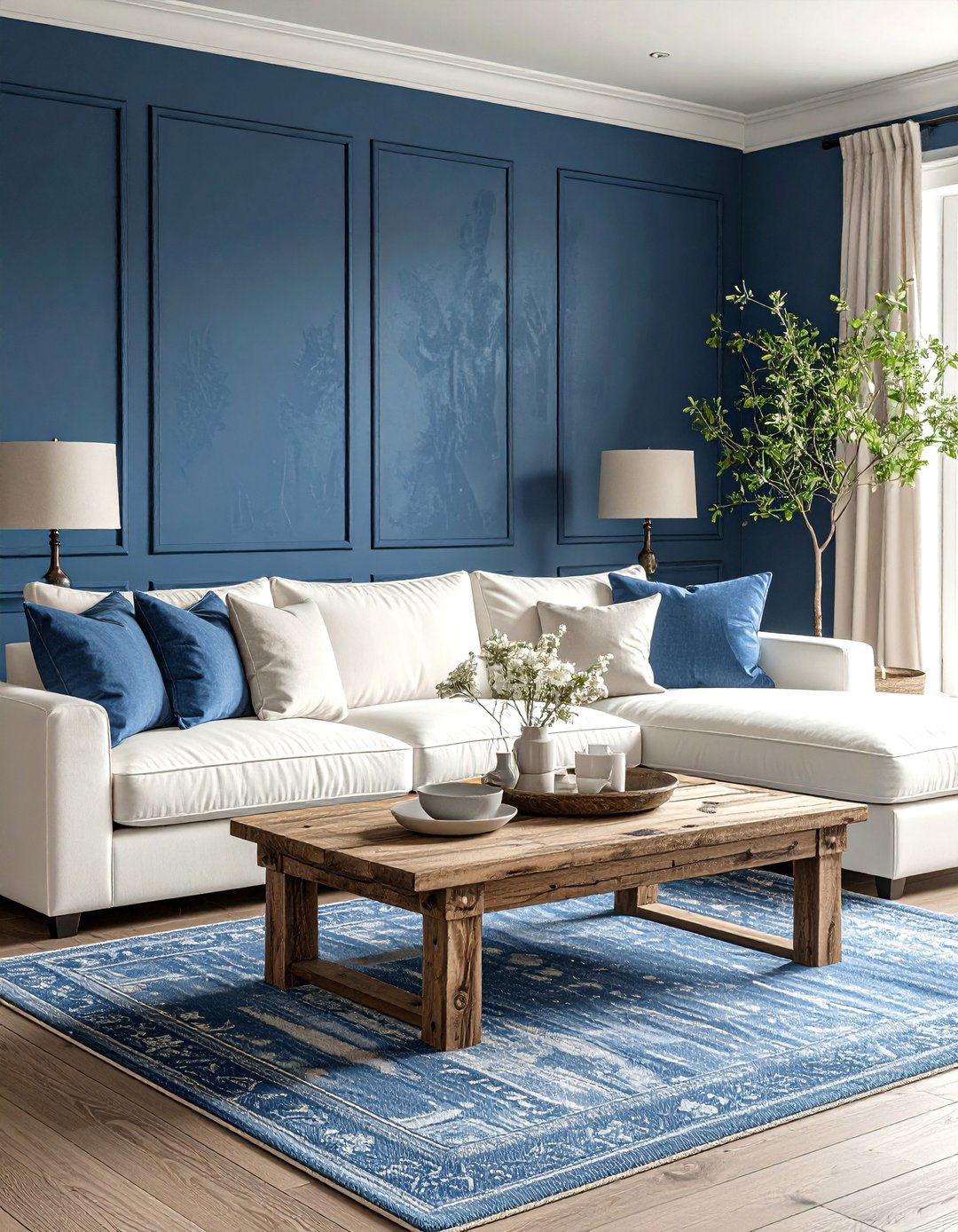 Faded Denim Living Area - 30 2025 paint color trends