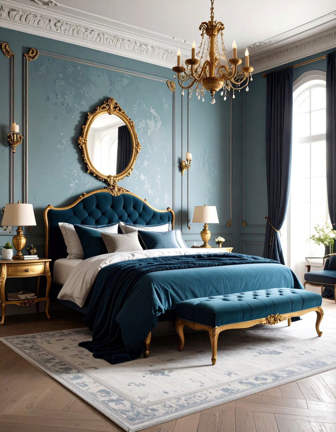 Faded Grandeur Gothic Bedroom - 30 gothic bedroom ideas