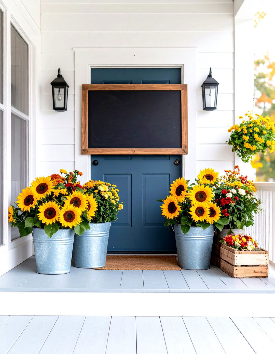 30 Front Porch Fall Decorating Ideas for a Cozy Entry - We Love Home Blog
