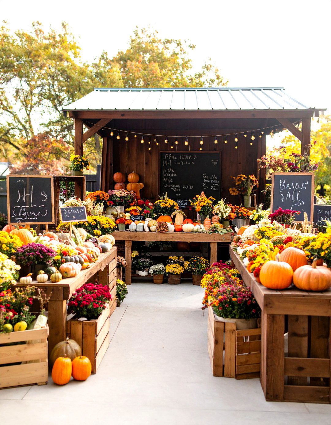 Fall Harvest Market Celebration - 30 fall baby shower ideas