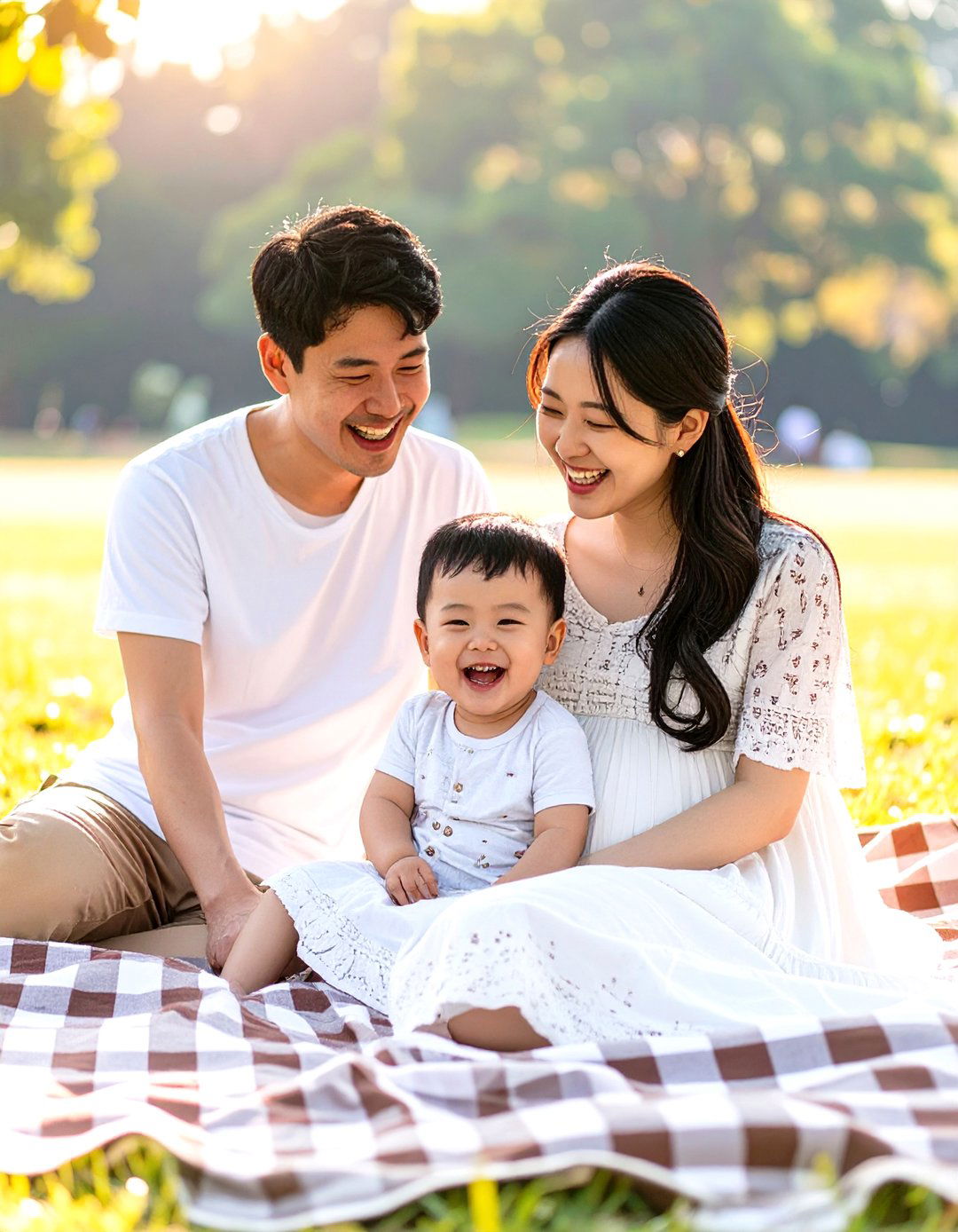 Family Picnic Maternity Photoshoot - 30 outdoor maternity photoshoot ideas