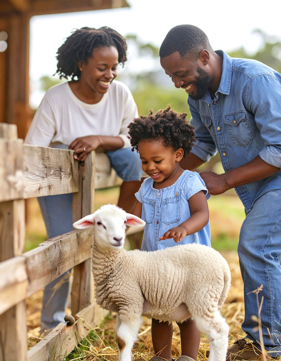 Farm Animal Interaction Photoshoot - 30 outdoor family photoshoot ideas