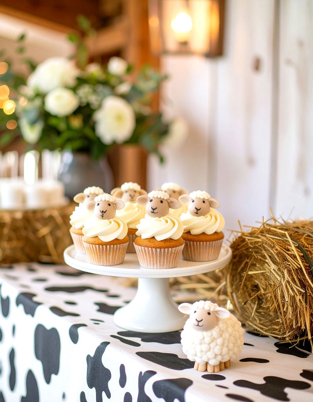 Farm Animal Welcome to the Flock Theme - 30 unique baby shower decoration ideas
