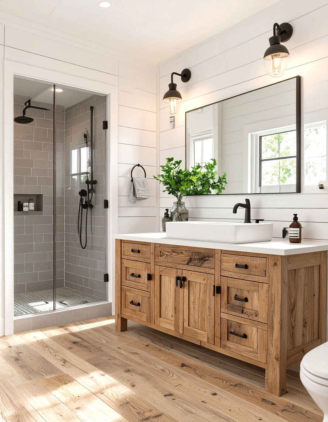 Farmhouse Chic Bathroom Tiles - 30 bathroom tiles ideas