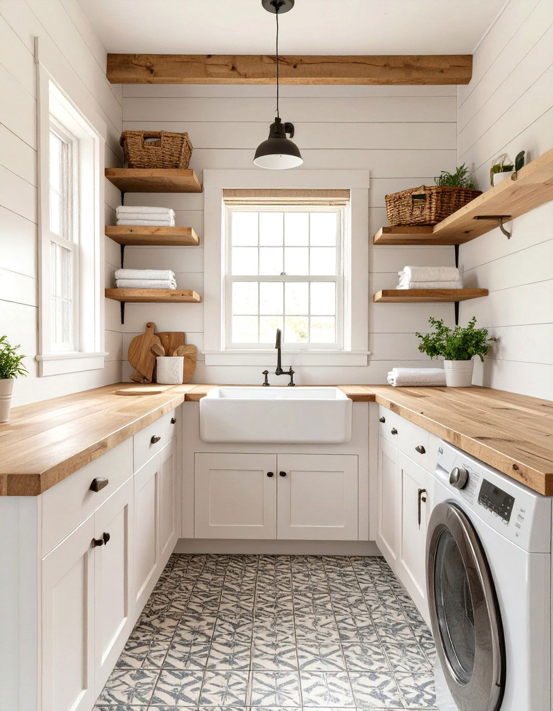 Farmhouse Laundry Room Functionality - 30 interior design photo ideas