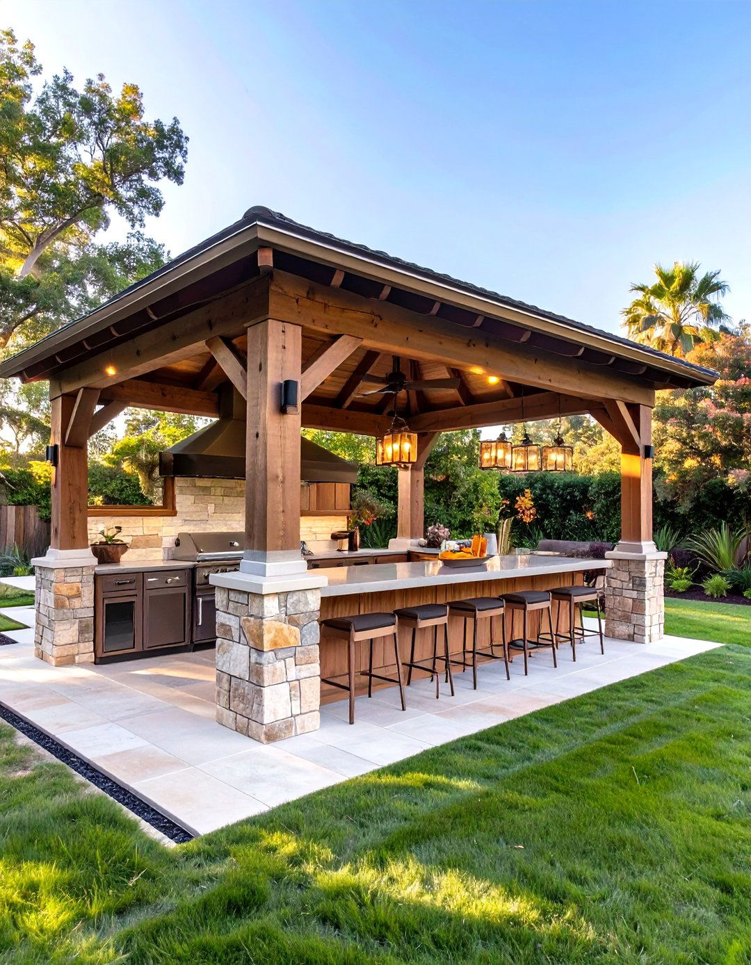 Farmhouse Outdoor Kitchen Design - 30 outdoor kitchen designs