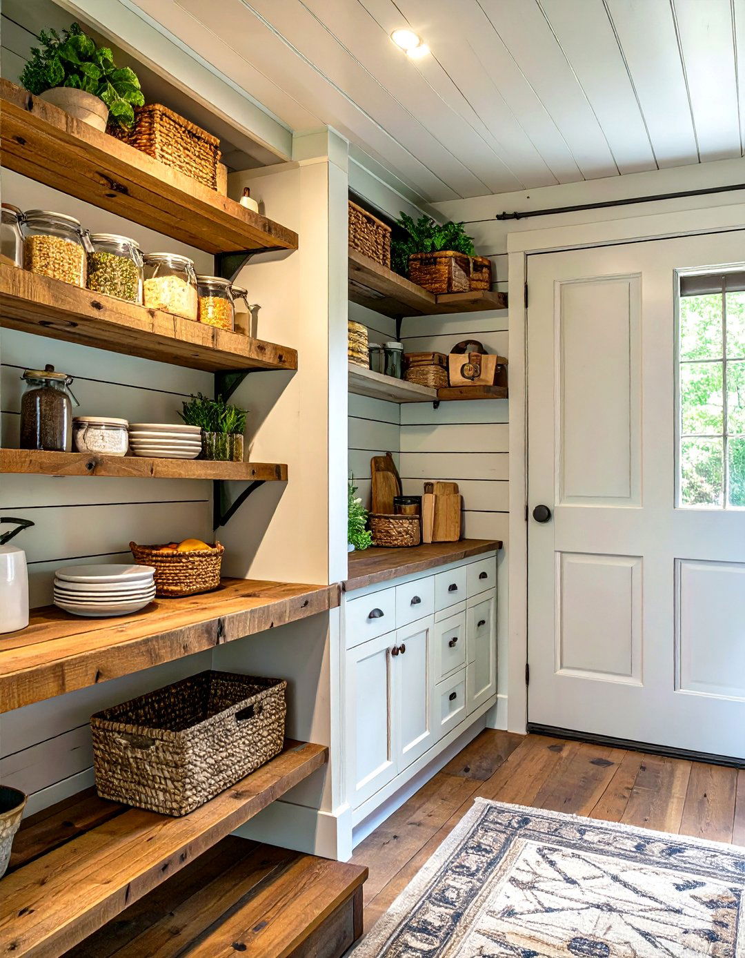 Farmhouse Style Under Stairs Pantry - 30 under stairs pantry ideas