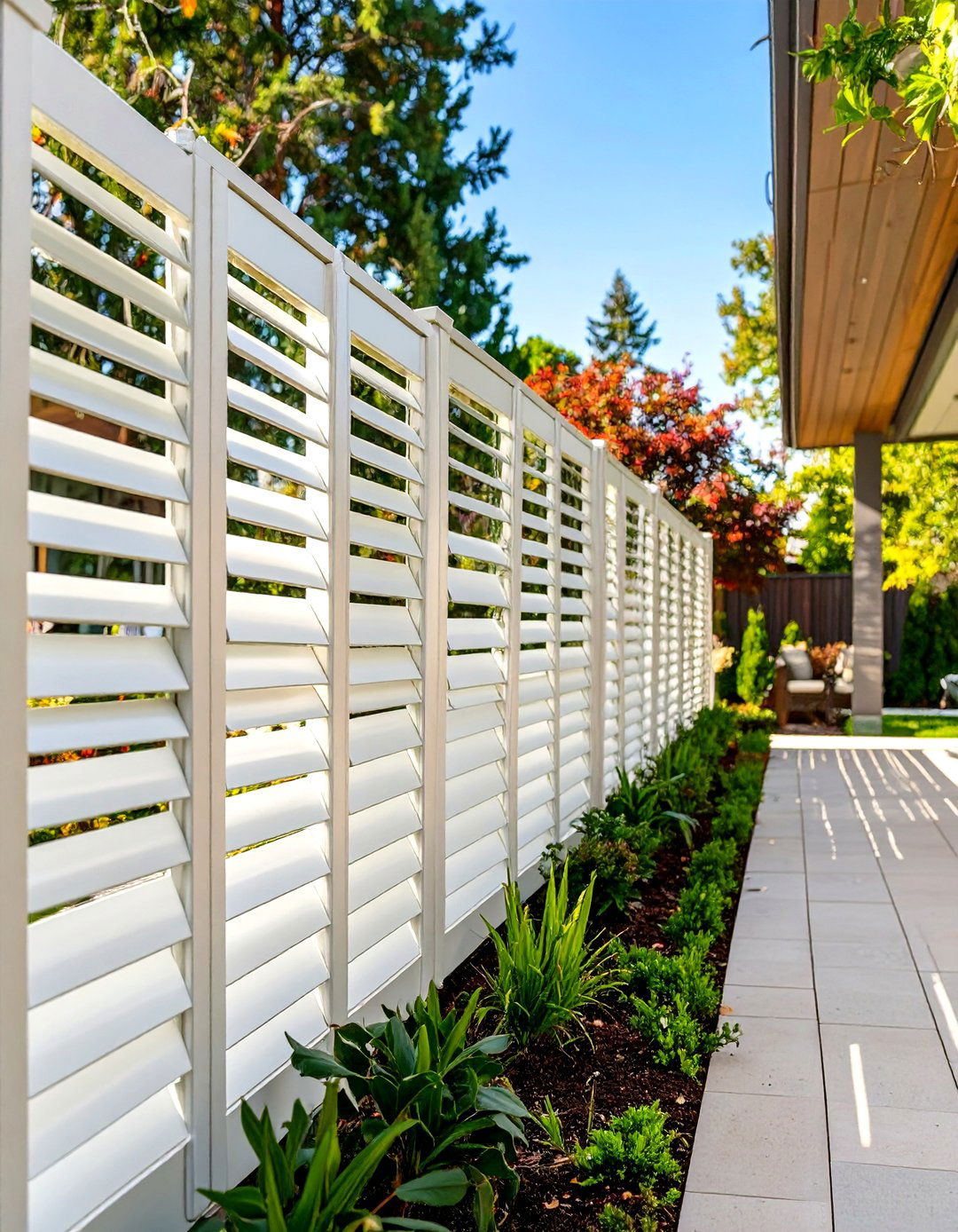 Fast Growing Vine on Trellis - 30 tall backyard privacy ideas