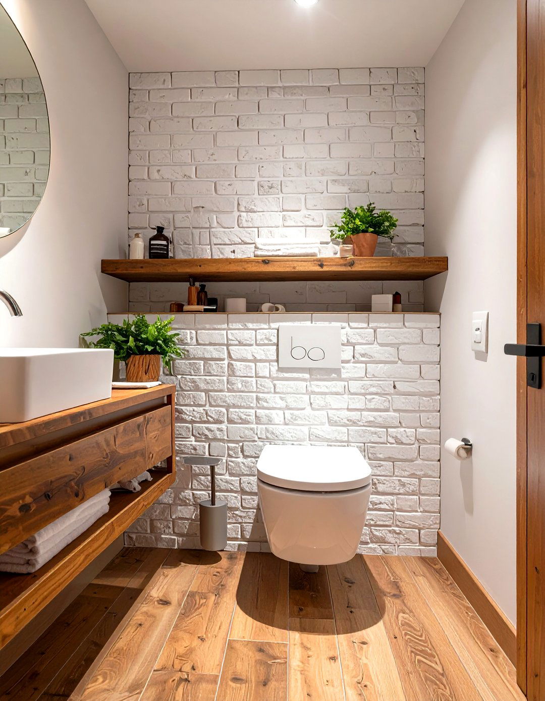 30 Small Bathroom Accent Wall Ideas for a Bold Look
