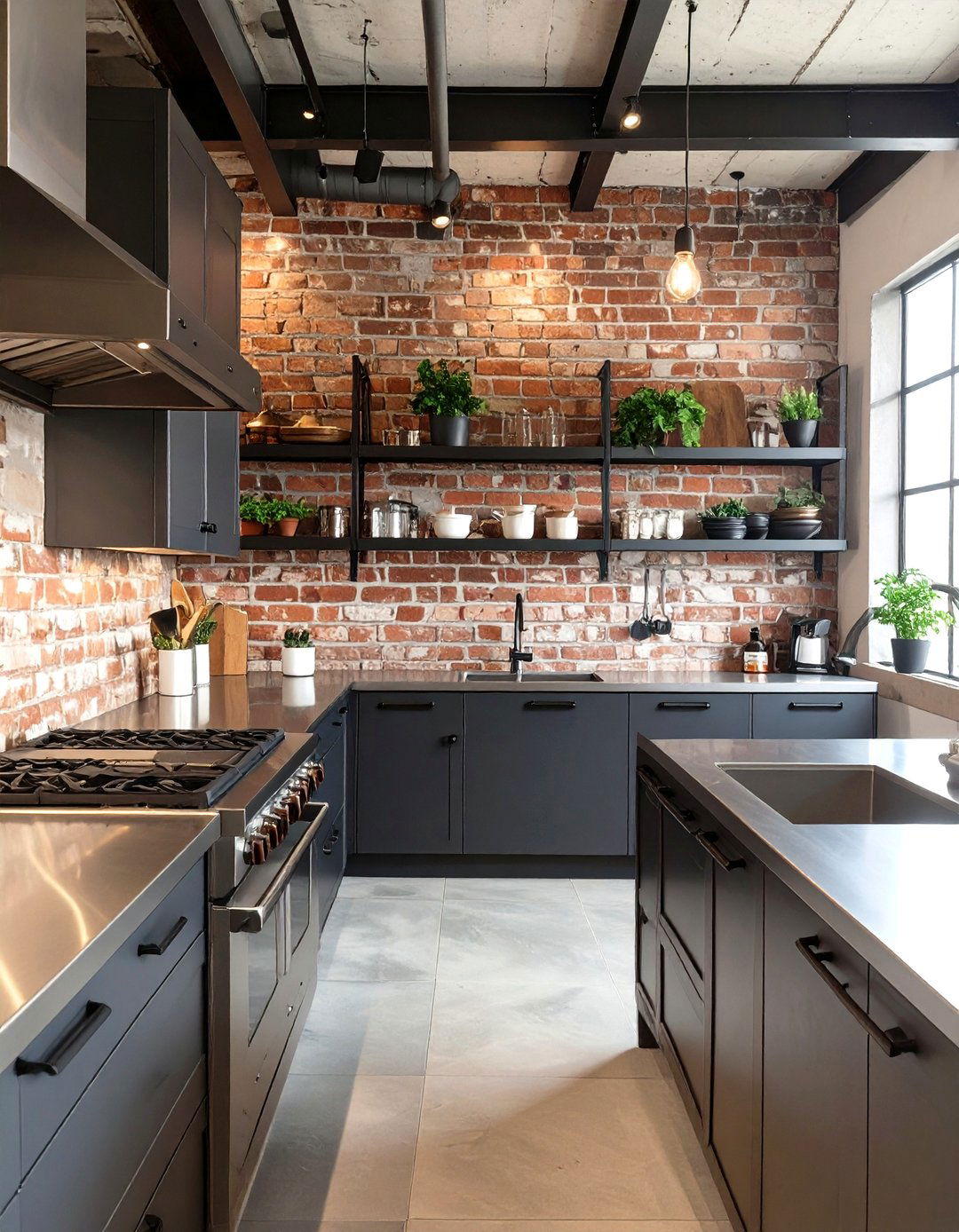 Faux Brick Backsplash Panels - 30 inexpensive backsplash ideas