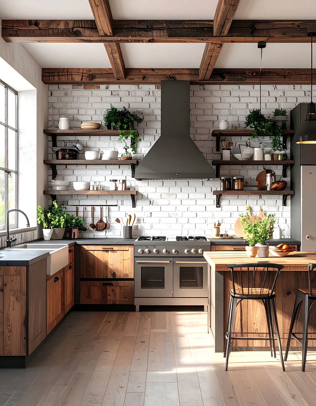 Faux Brick Kitchen Wallpaper - 30 kitchen wallpaper ideas