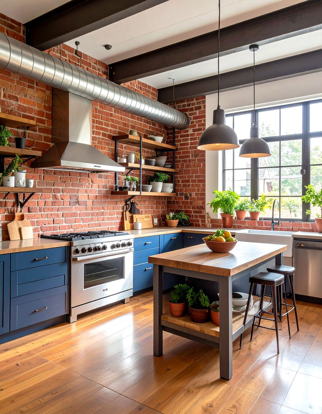 Faux Brick Veneer Backsplash - 30 easy backsplash ideas
