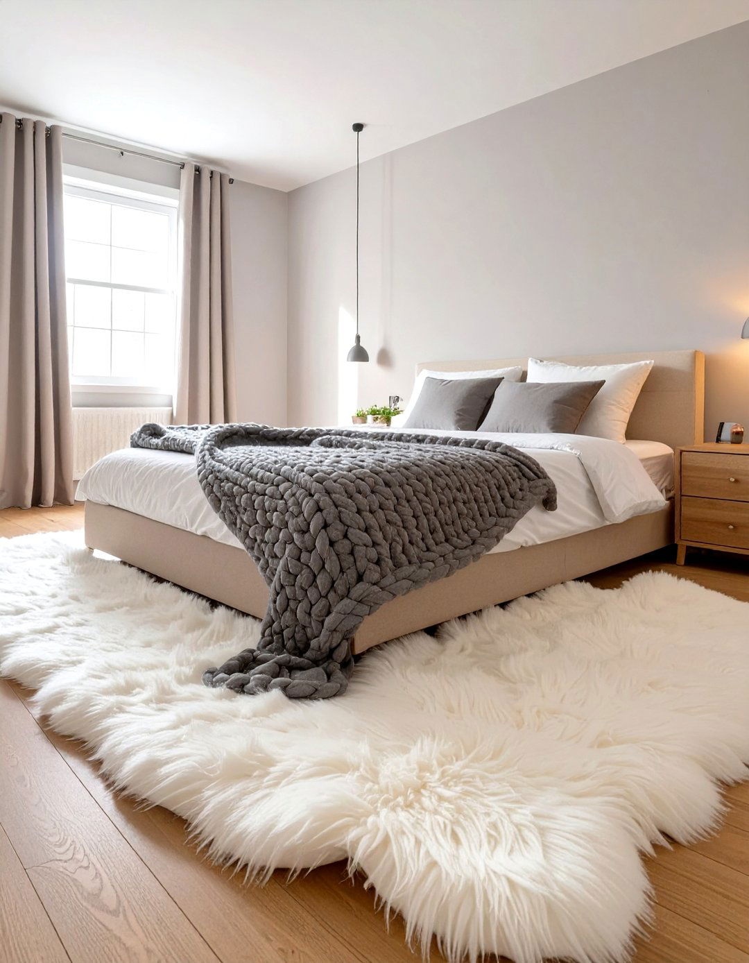 Faux Fur and Plush Textiles - 30 teenage bedroom ideas