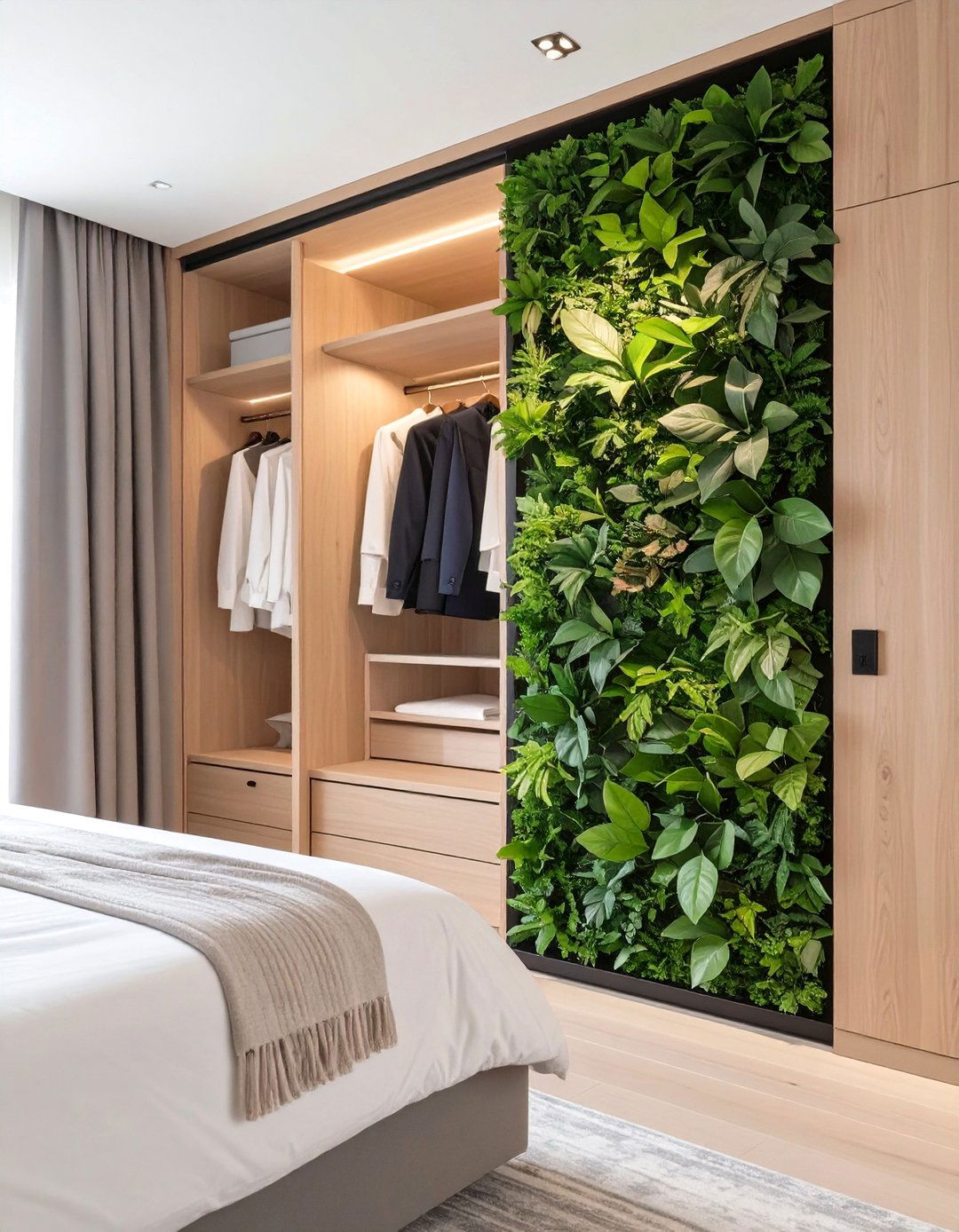 30 Unique Alternative to Closet Door Ideas for You - We Love Home Blog