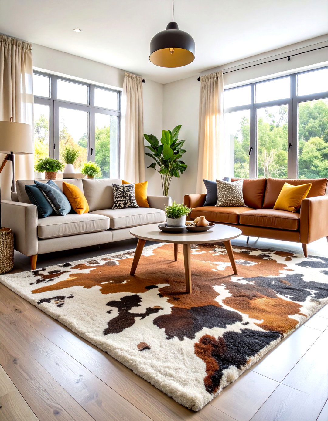 Faux Hide Living Room Carpet - 30 living room carpet ideas
