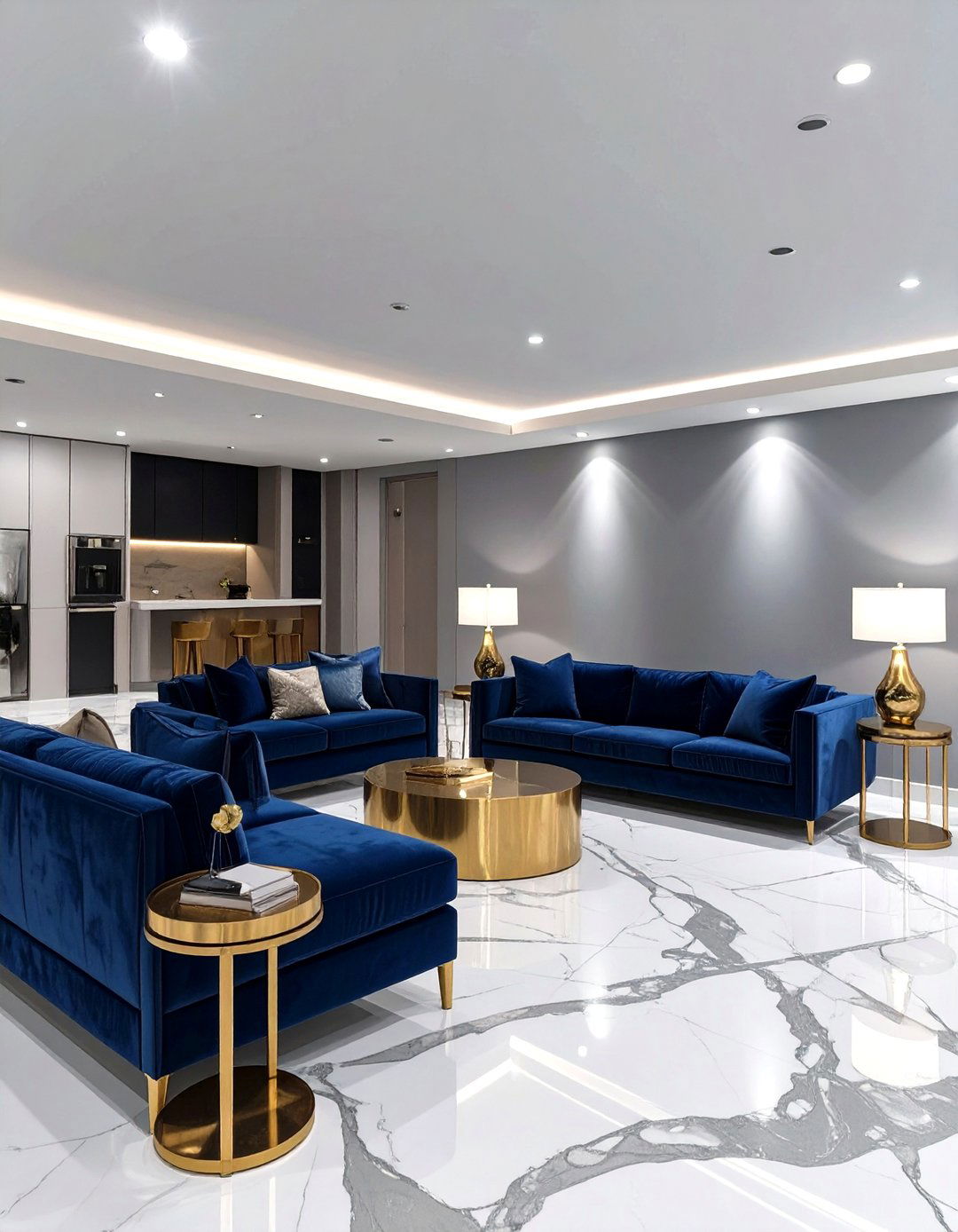 Faux Marble Painted Basement Floor - 30 basement floor paint ideas