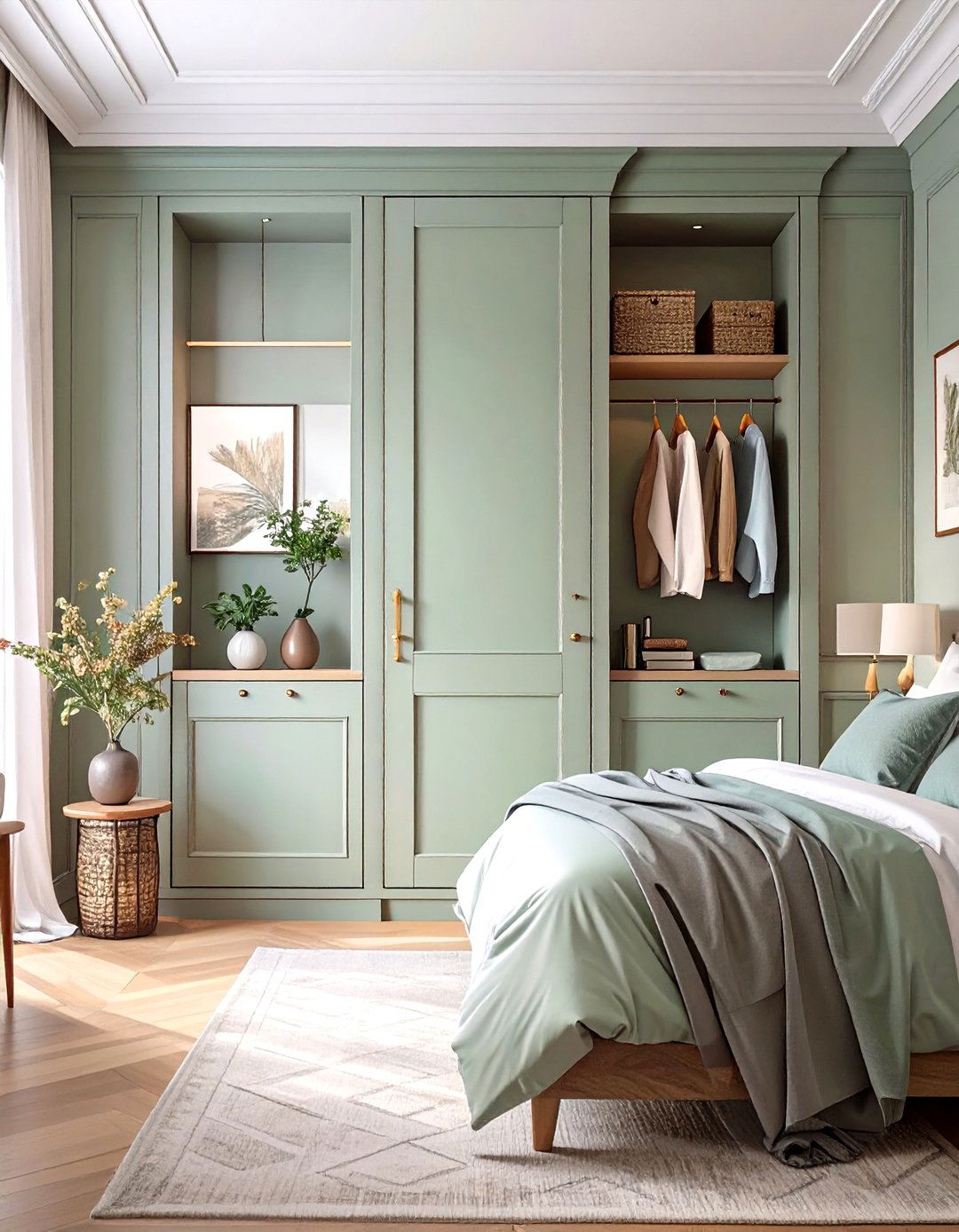 Faux Paneled Closet Doors - 30 small closet door ideas