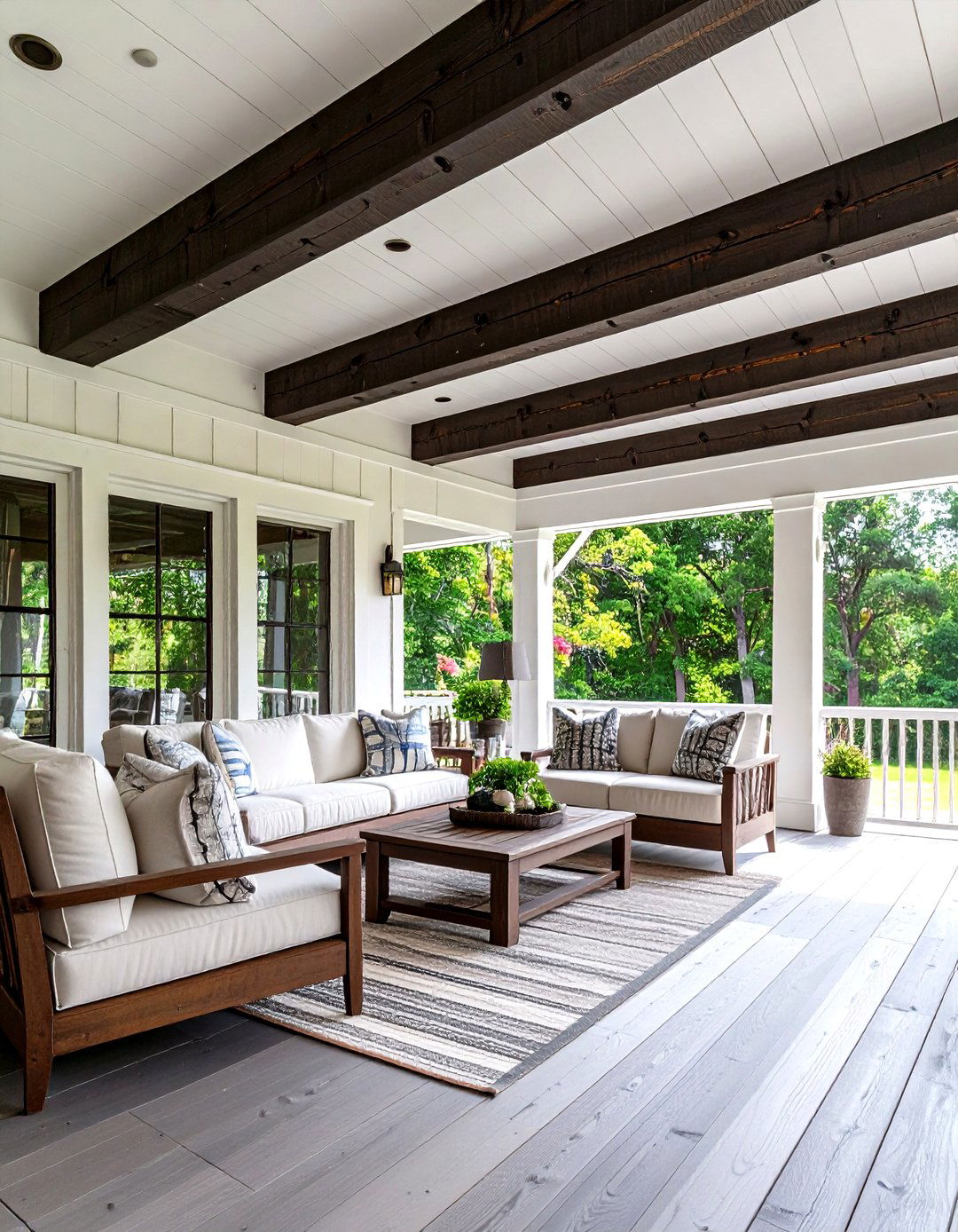 30 Inexpensive Porch Ceiling Ideas to Boost Curb Appeal - We Love Home Blog