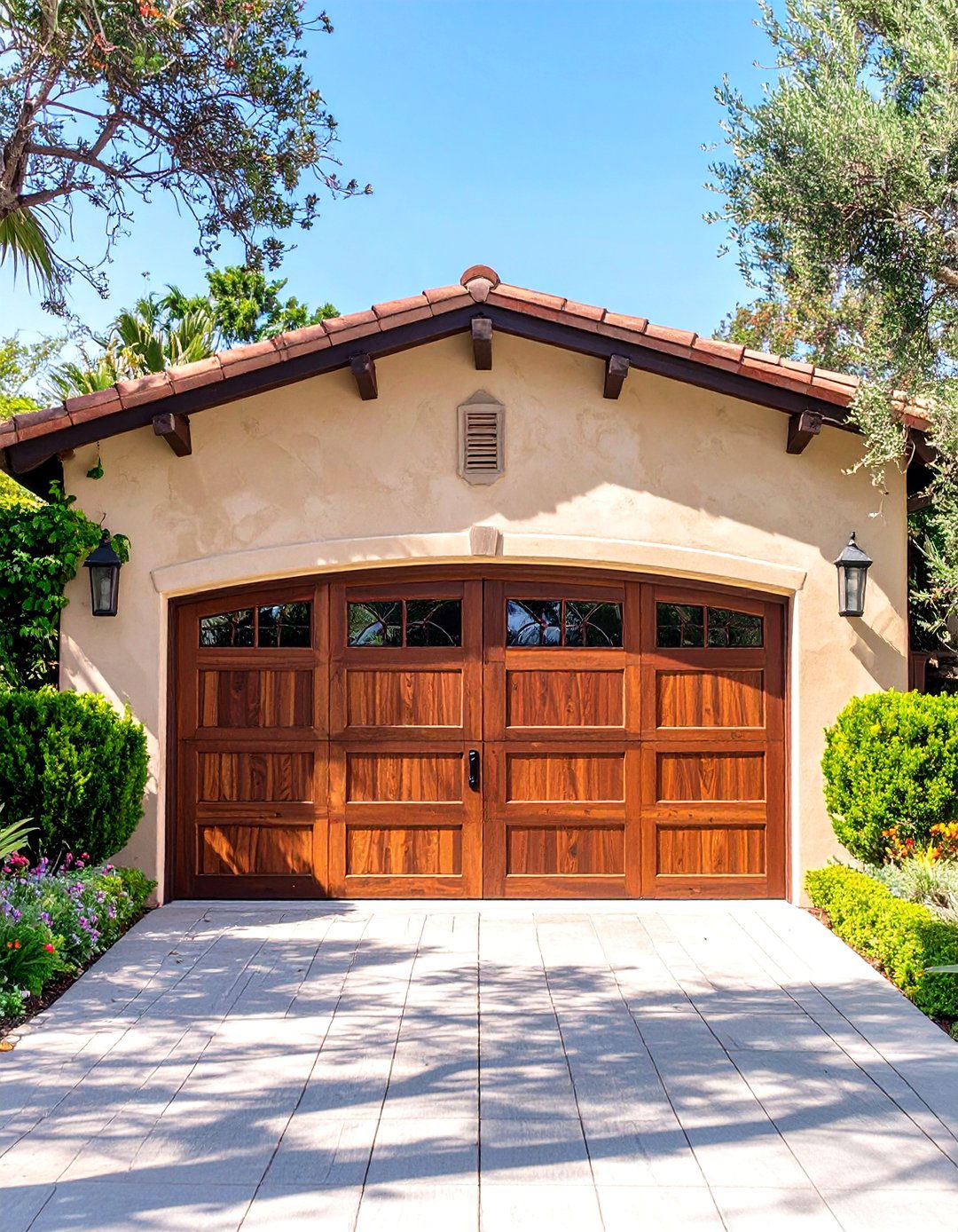 Faux Wood Finish Garage Door - 30 garage door paint ideas