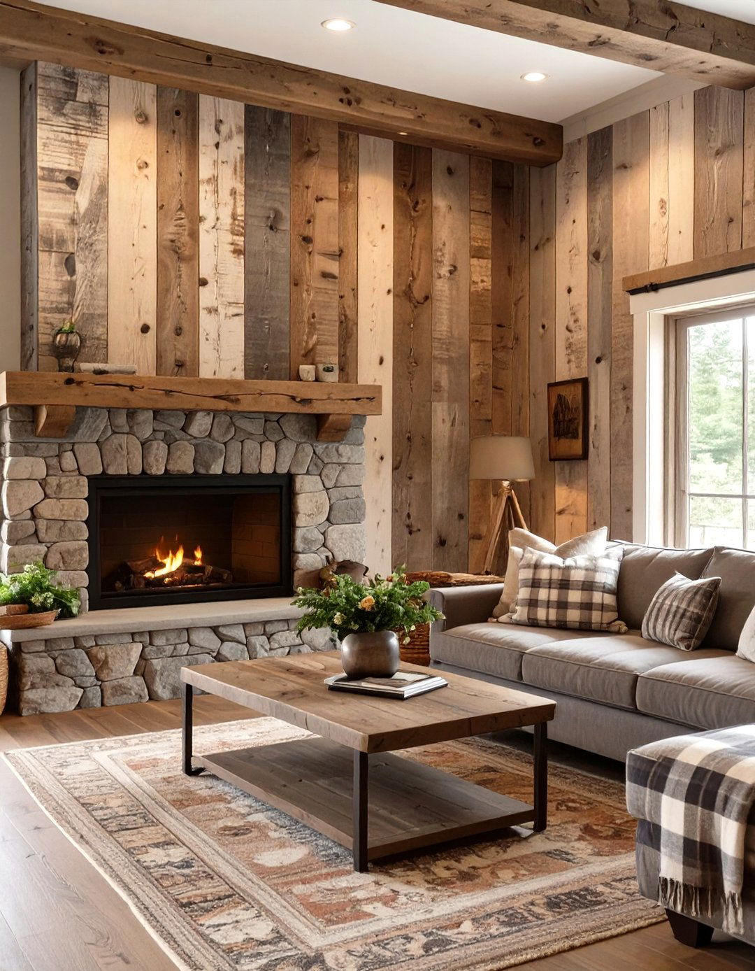 Faux Wood Panel Living Room Wallpaper - 30 classy wallpaper designs for living room