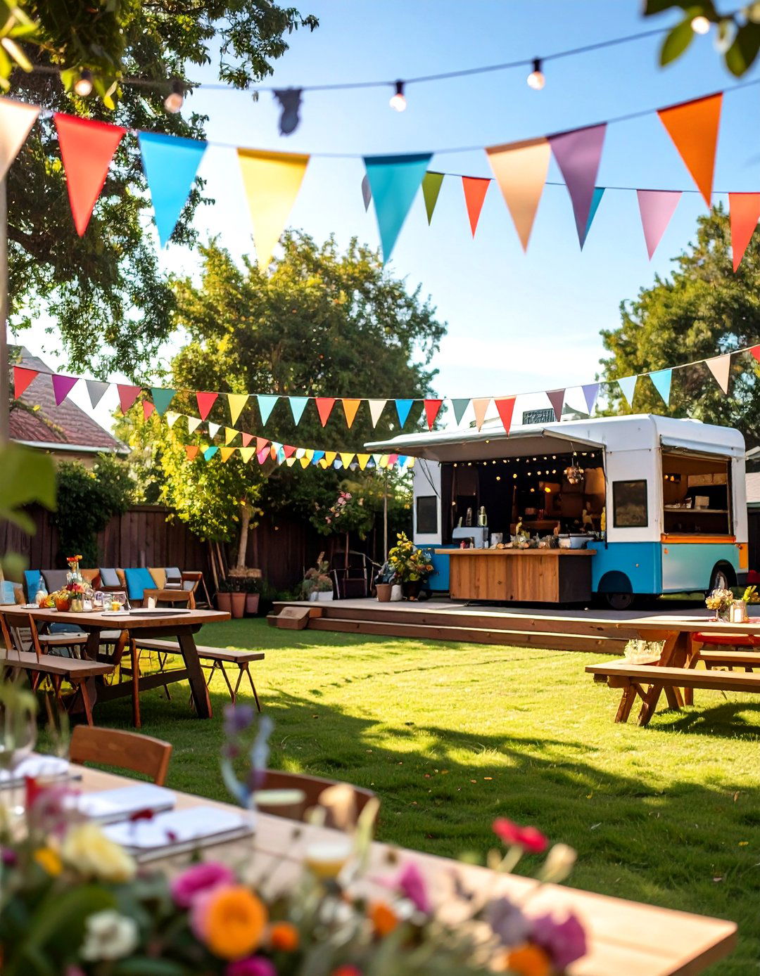 Festival Vibe Backyard Wedding - 30 backyard wedding ideas