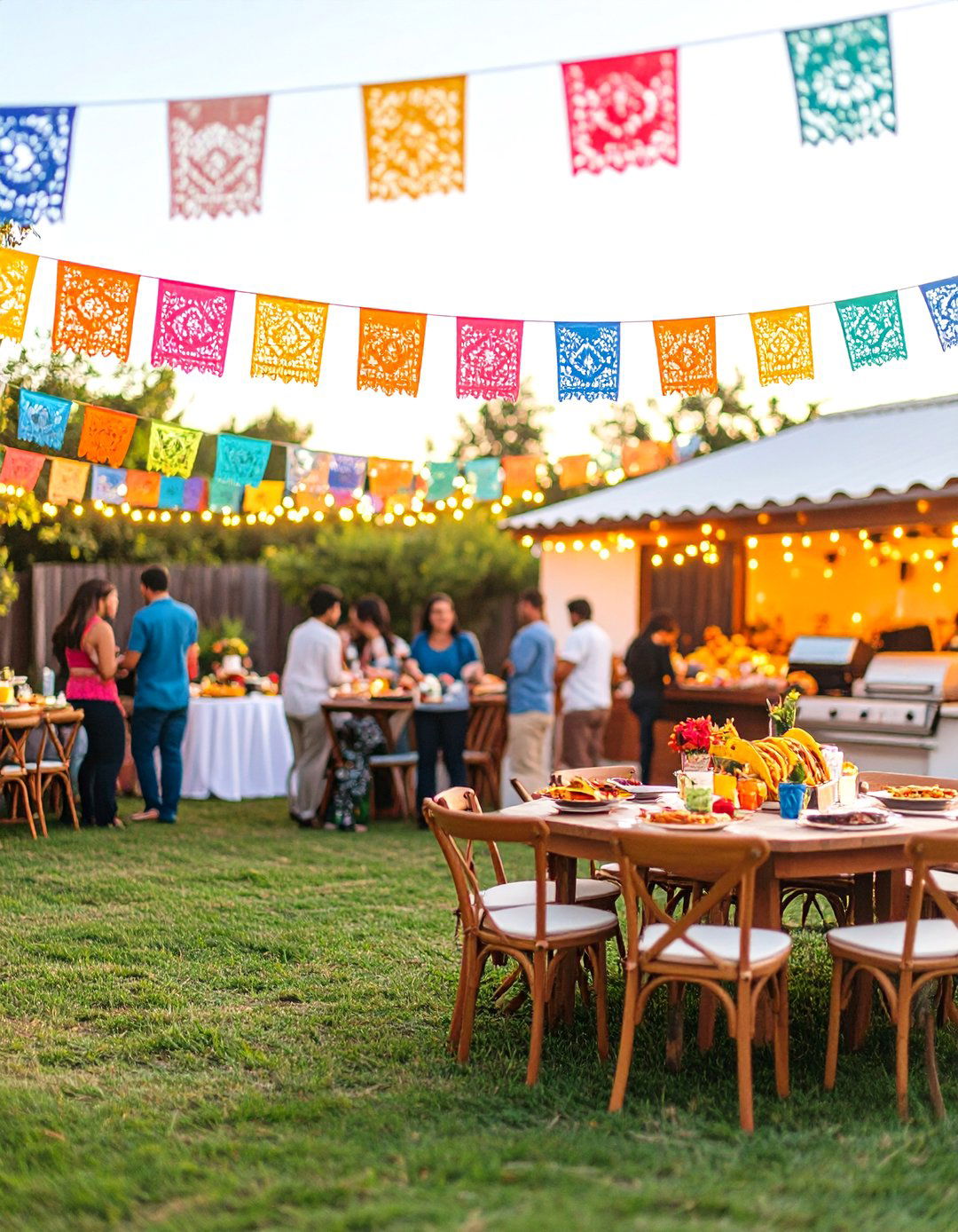Festive Fiesta Celebration - 30 backyard engagement party ideas