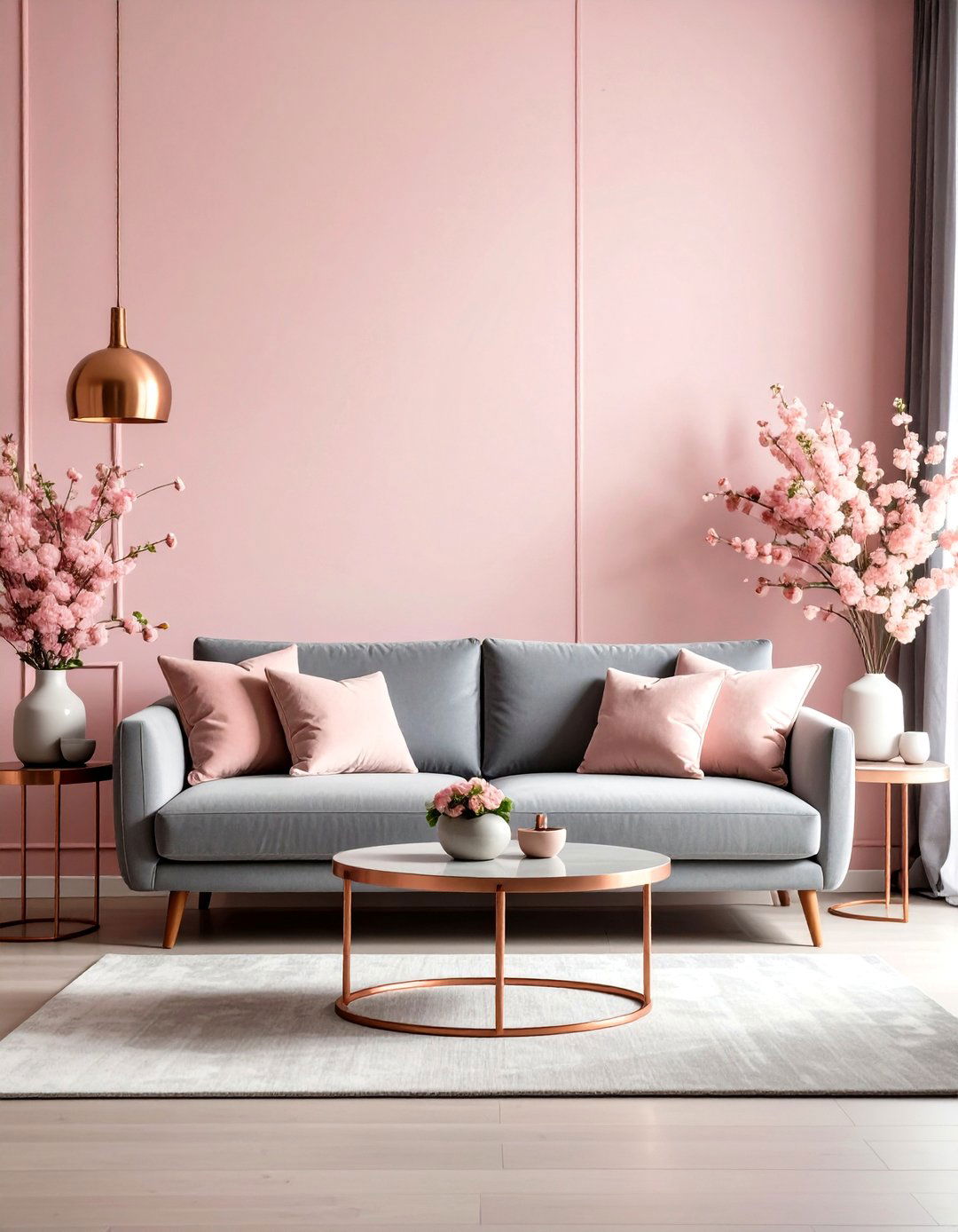 Firefly Create a high quality image with extra brightness of a chic living room with soft - 30 paint ideas for living room