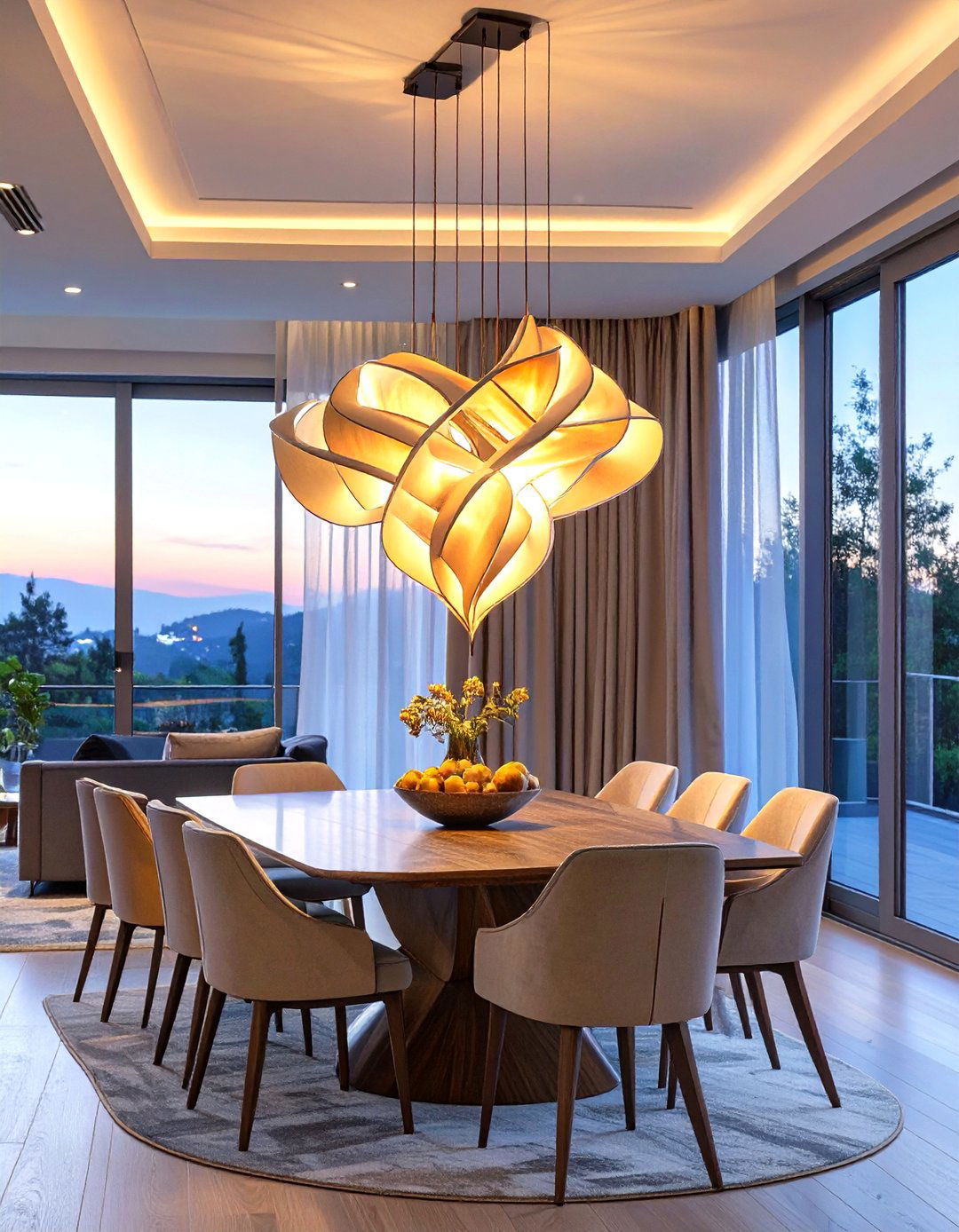 Firefly Create a high quality image with extra brightness of a dining room featuring a st - 30 top trends in interior design