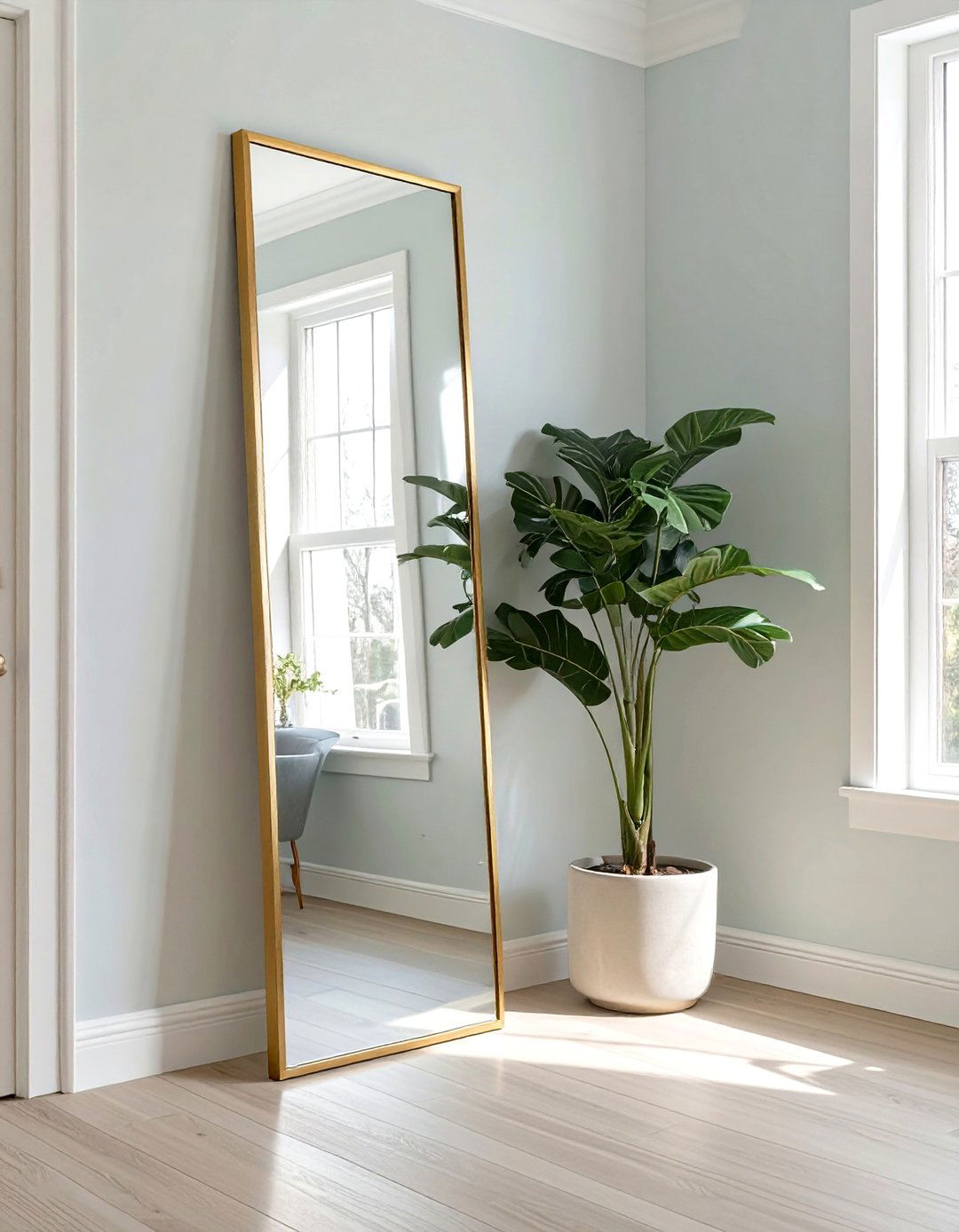 Firefly Create a high quality image with extra brightness of a full length mirror with a - 30 therapy office decor ideas