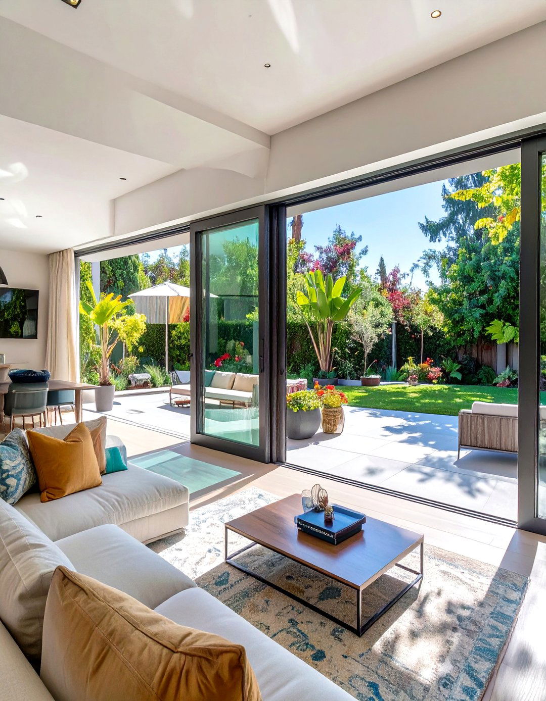 Firefly Create a high quality image with extra brightness of a living room with a fully o - 30 top trends in interior design