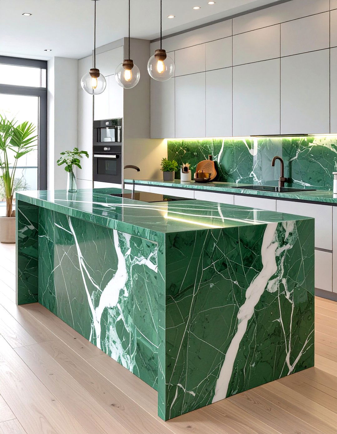 Firefly Create a high quality image with extra brightness of a luxurious kitchen island m - 30 top trends in interior design