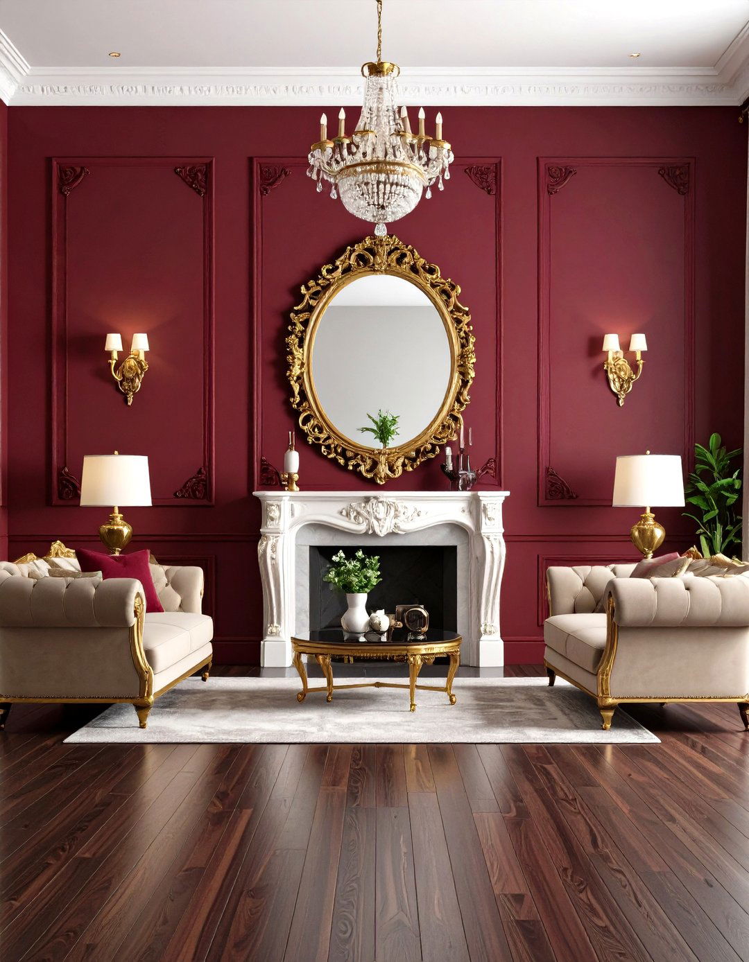 Firefly Create a high quality image with extra brightness of a luxurious living room with - 30 paint ideas for living room