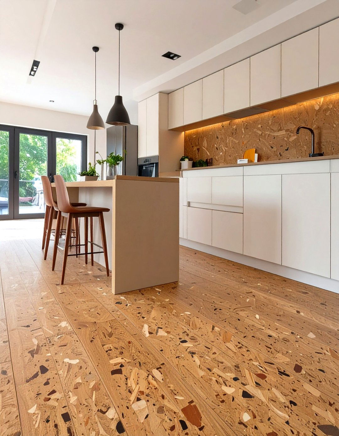 Firefly Create a high quality image with extra brightness of a modern kitchen with sustai - 30 top trends in interior design